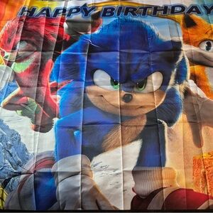 SONIC theme bday banner